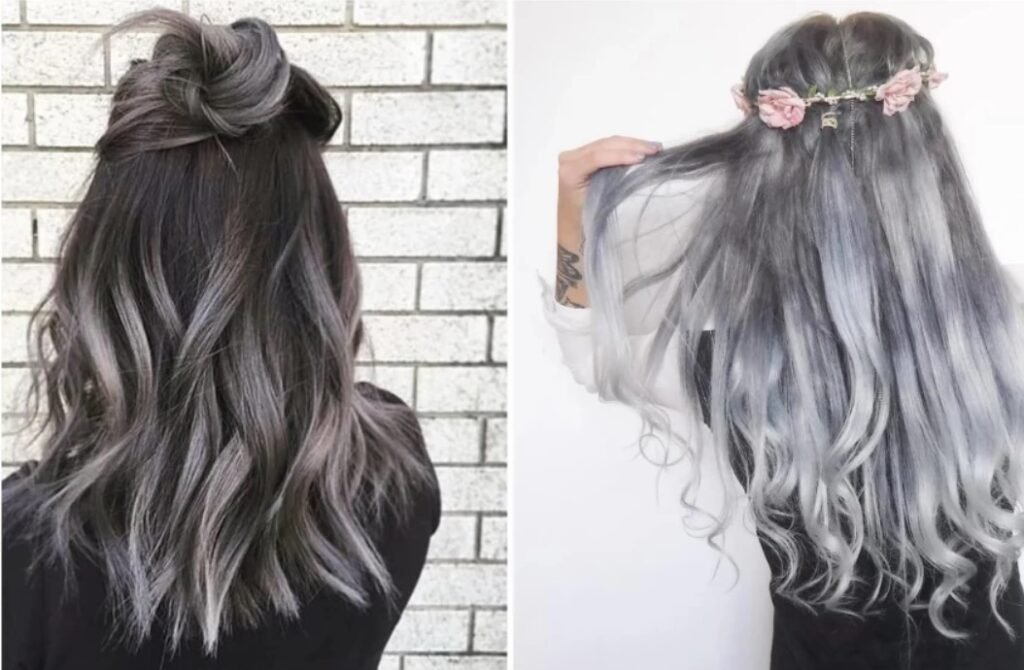 Black and White Hair Color