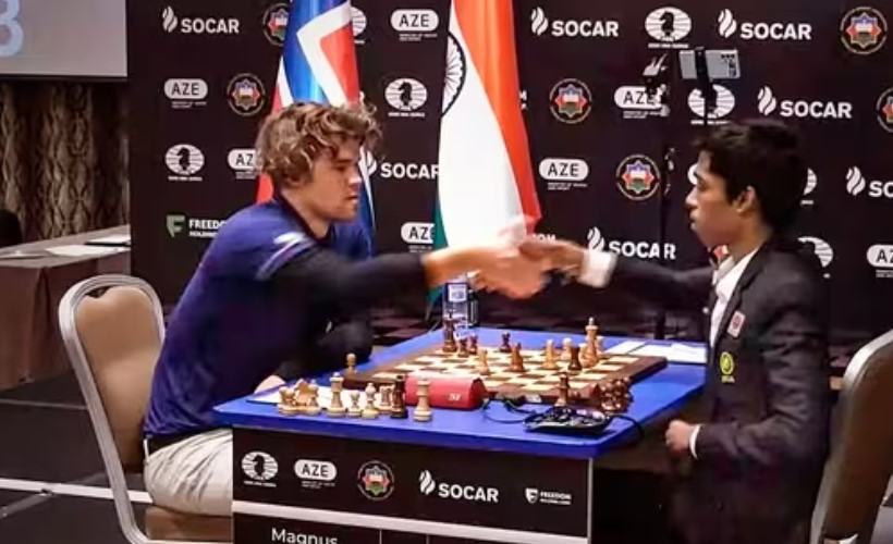 Praggnanandhaa vs Carlsen