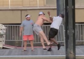 violent riverfront brawl in Alabama