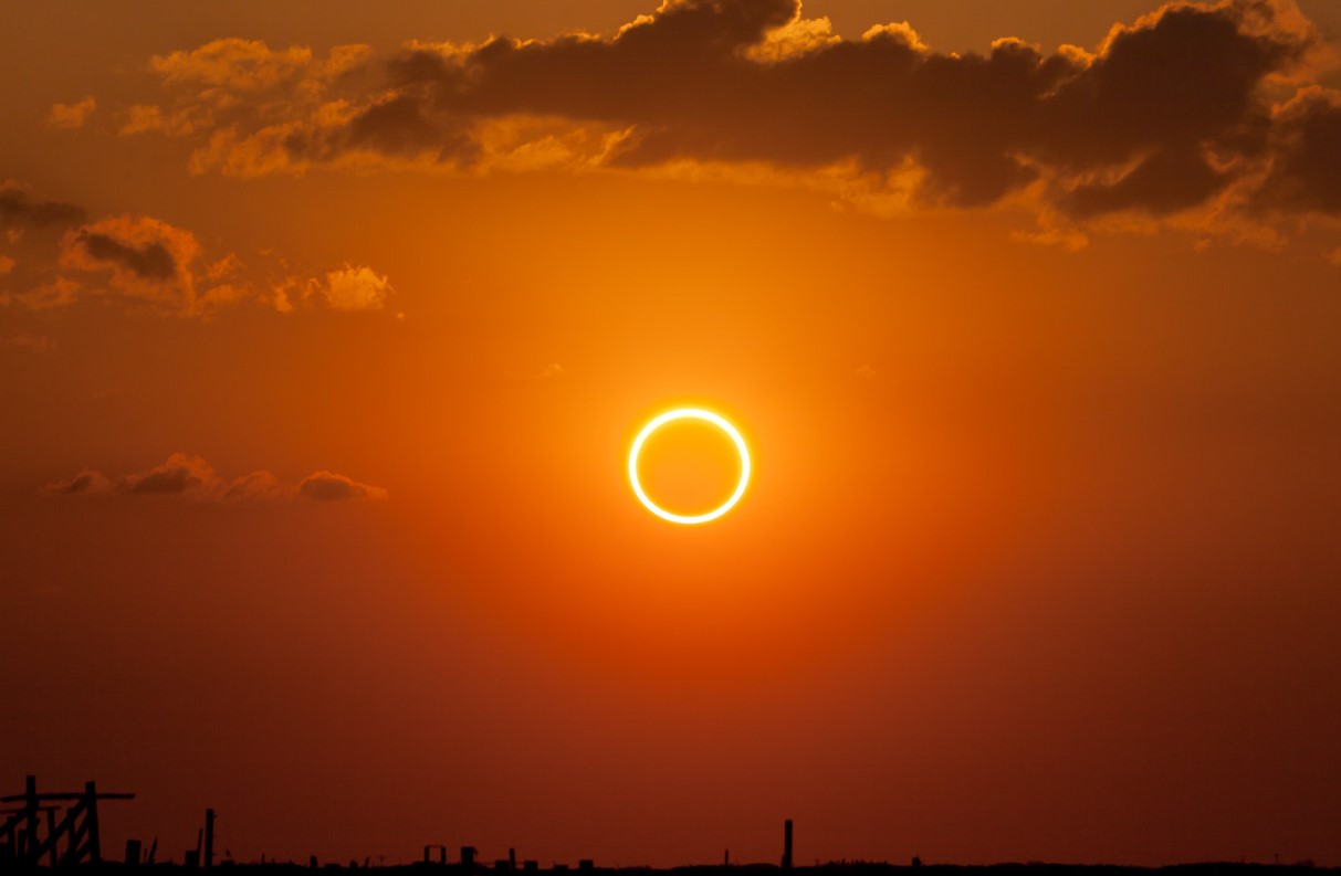 Ring of fire eclipse