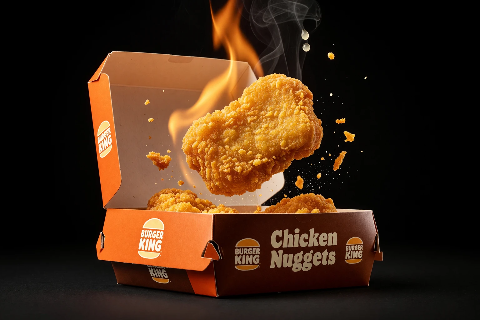 Burger King new chicken nuggets cardboard box overhaul