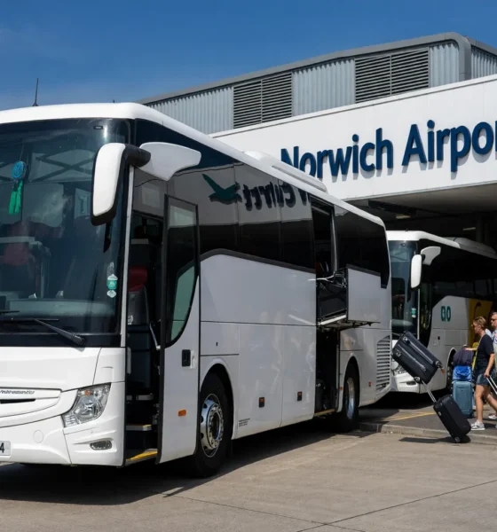 Norwich Airport strike grounded air traffic control flights Friday
