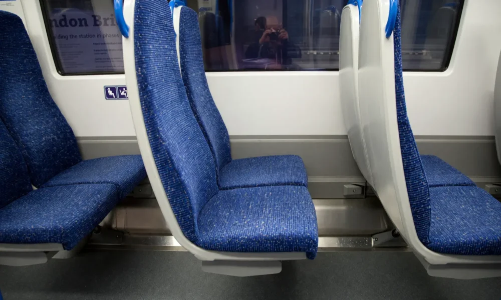 Thameslink Class 700 ironing board seats cushion retrofit