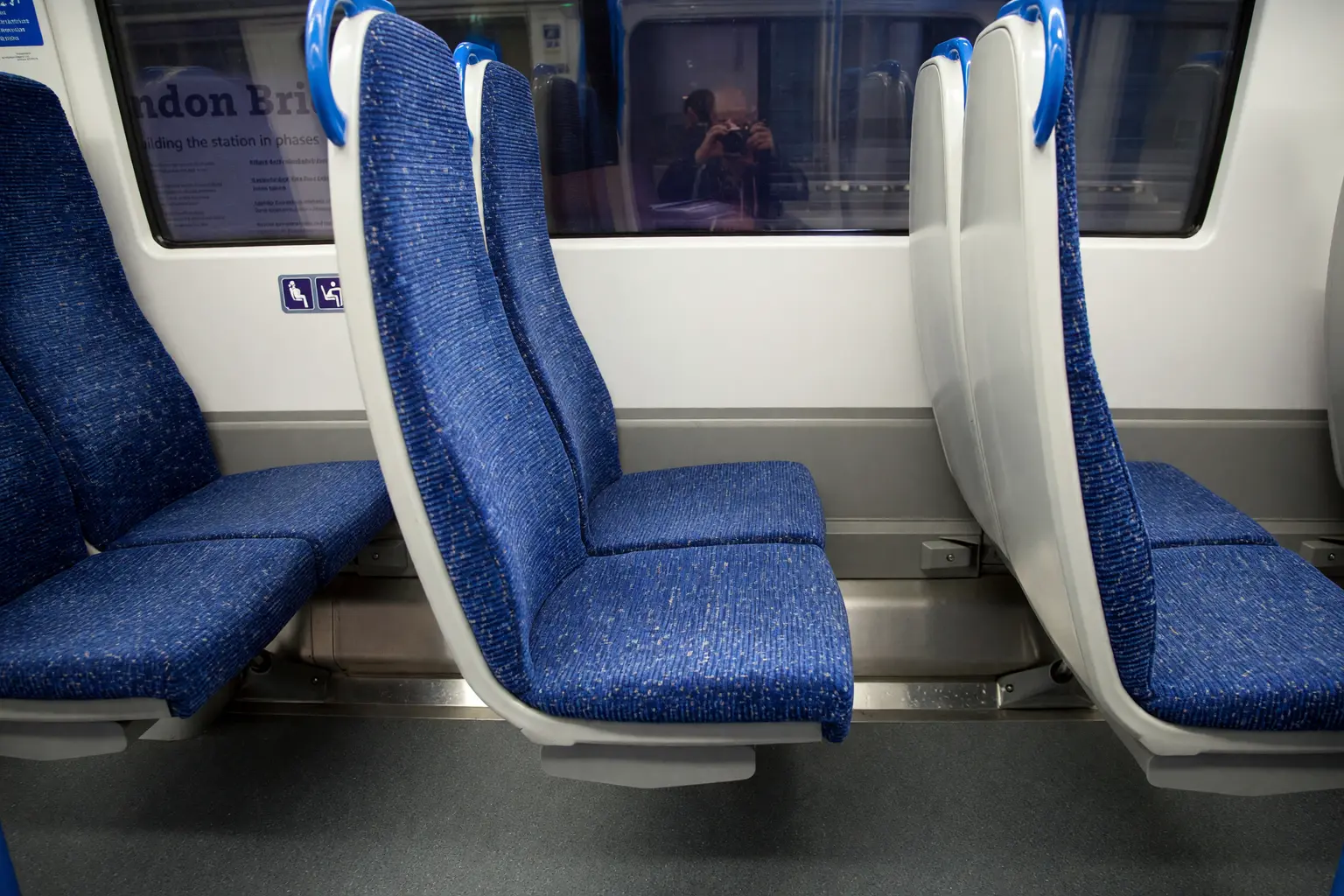 Thameslink Class 700 ironing board seats cushion retrofit