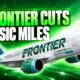 Frontier Miles cuts basic fare earn rate
