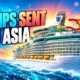 Royal Caribbean ships sent from LA to Asia