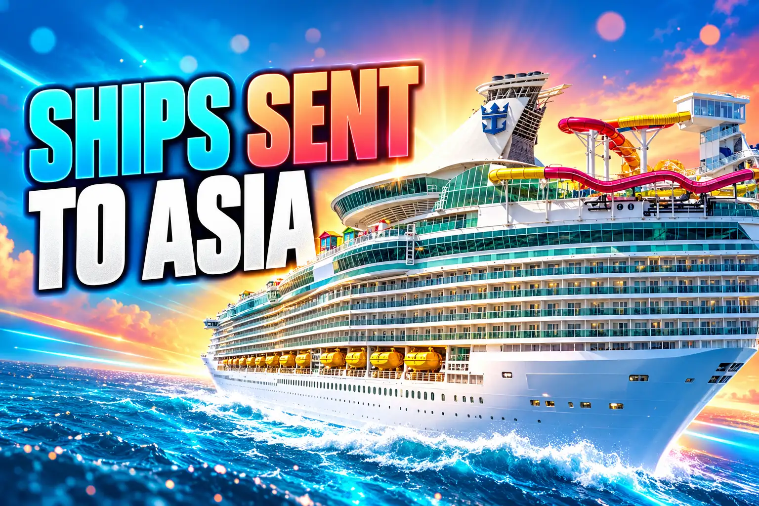 Royal Caribbean ships sent from LA to Asia