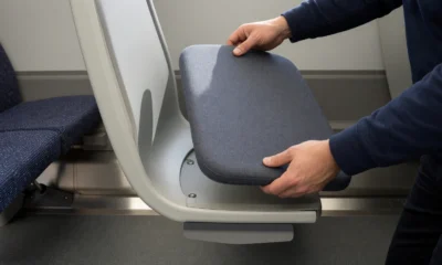 Thameslink Class 700 ironing board seats cushion upgrade