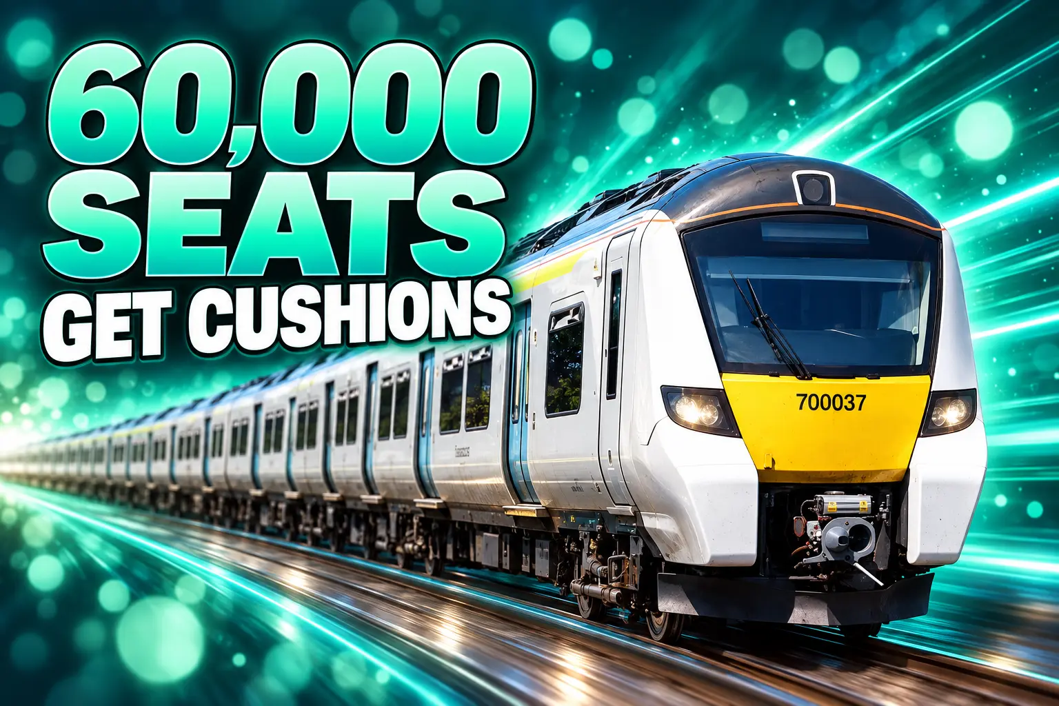 Thameslink 60000 seats get new cushions 2027