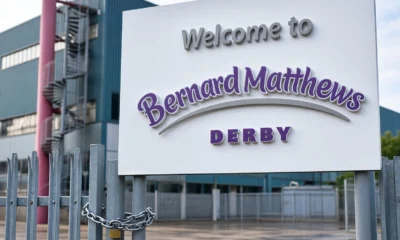 Bernard Matthews Derby plant closure 600 jobs