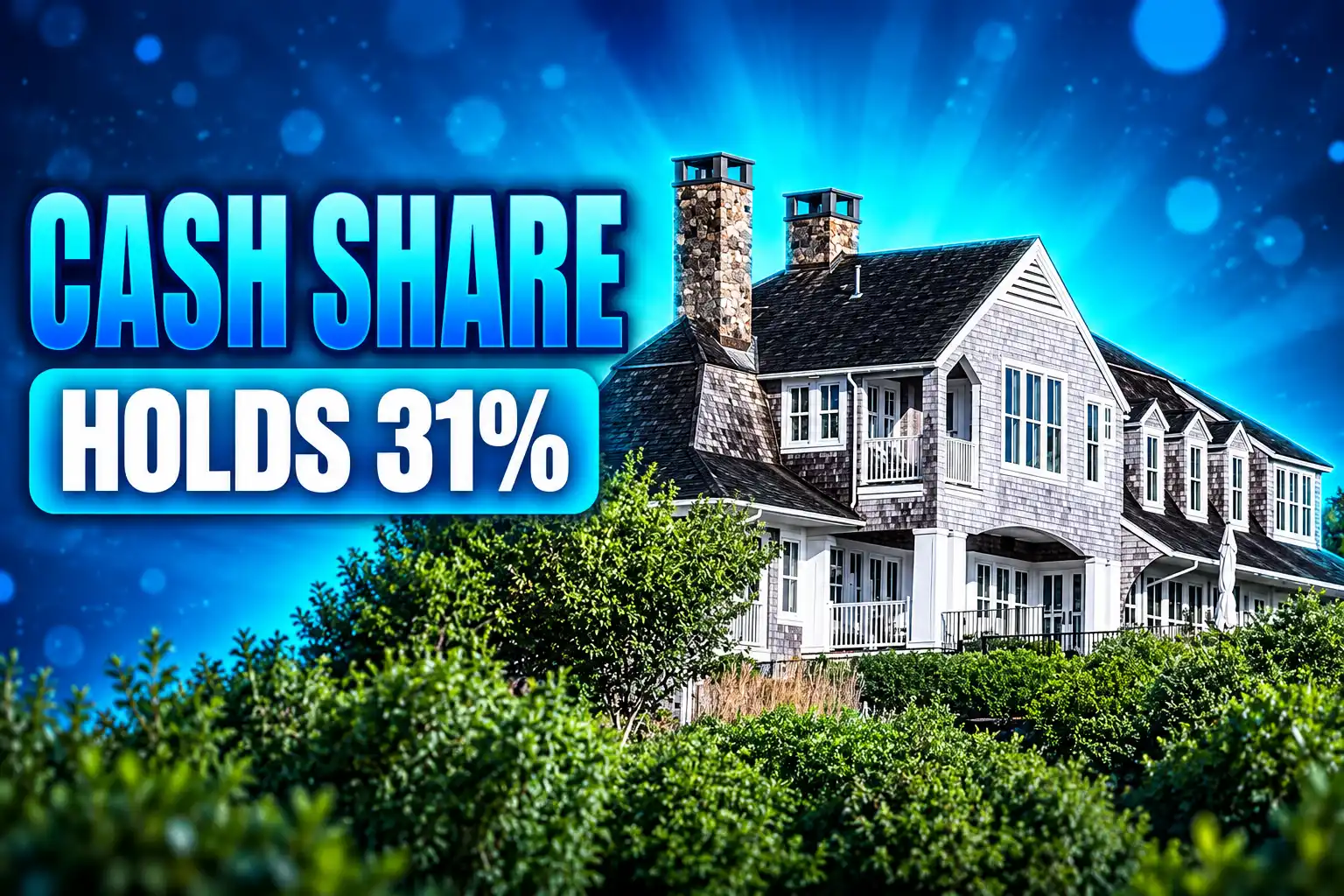 cash share holds 31 percent US home sales