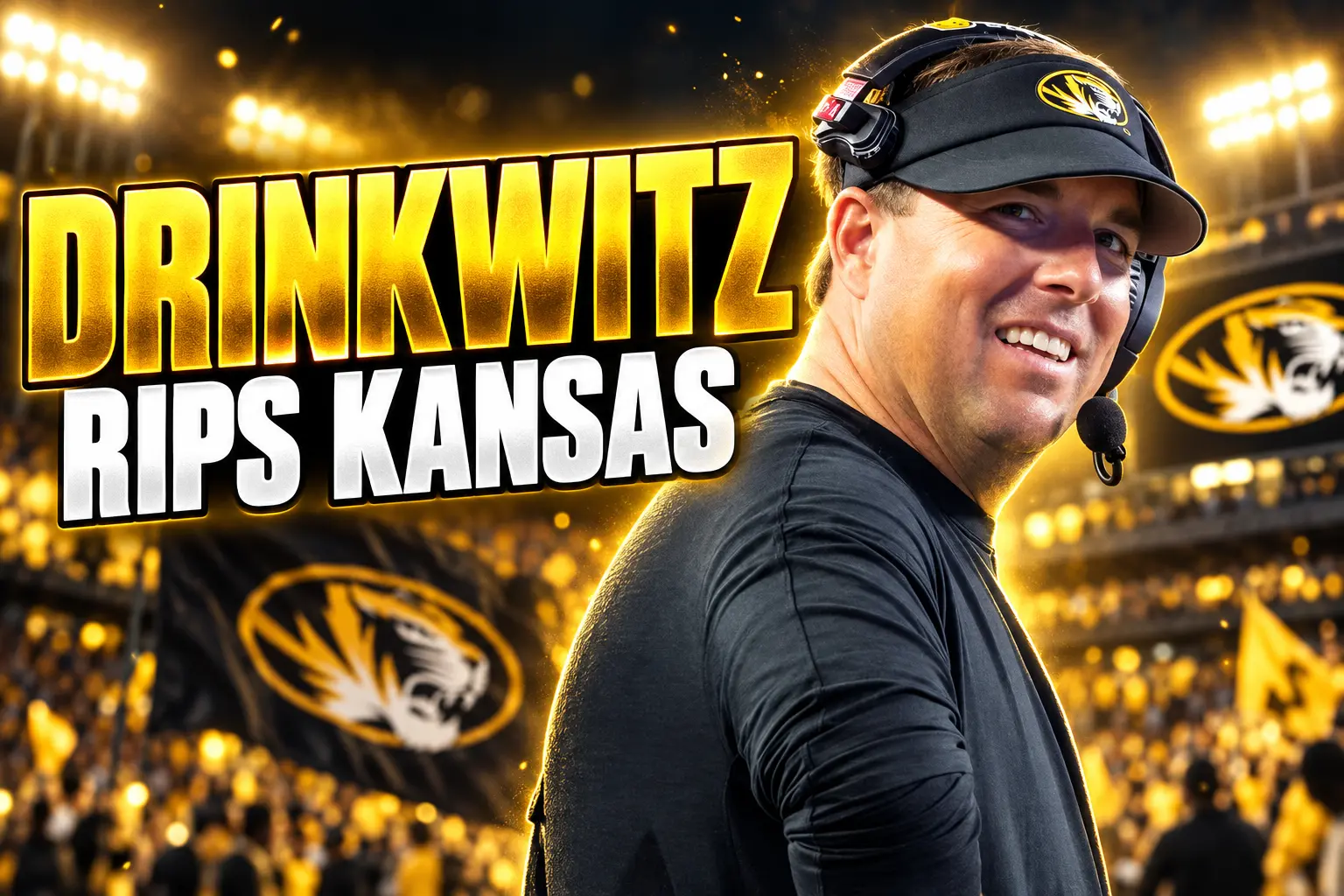Eli Drinkwitz rips Kansas Border War hype video