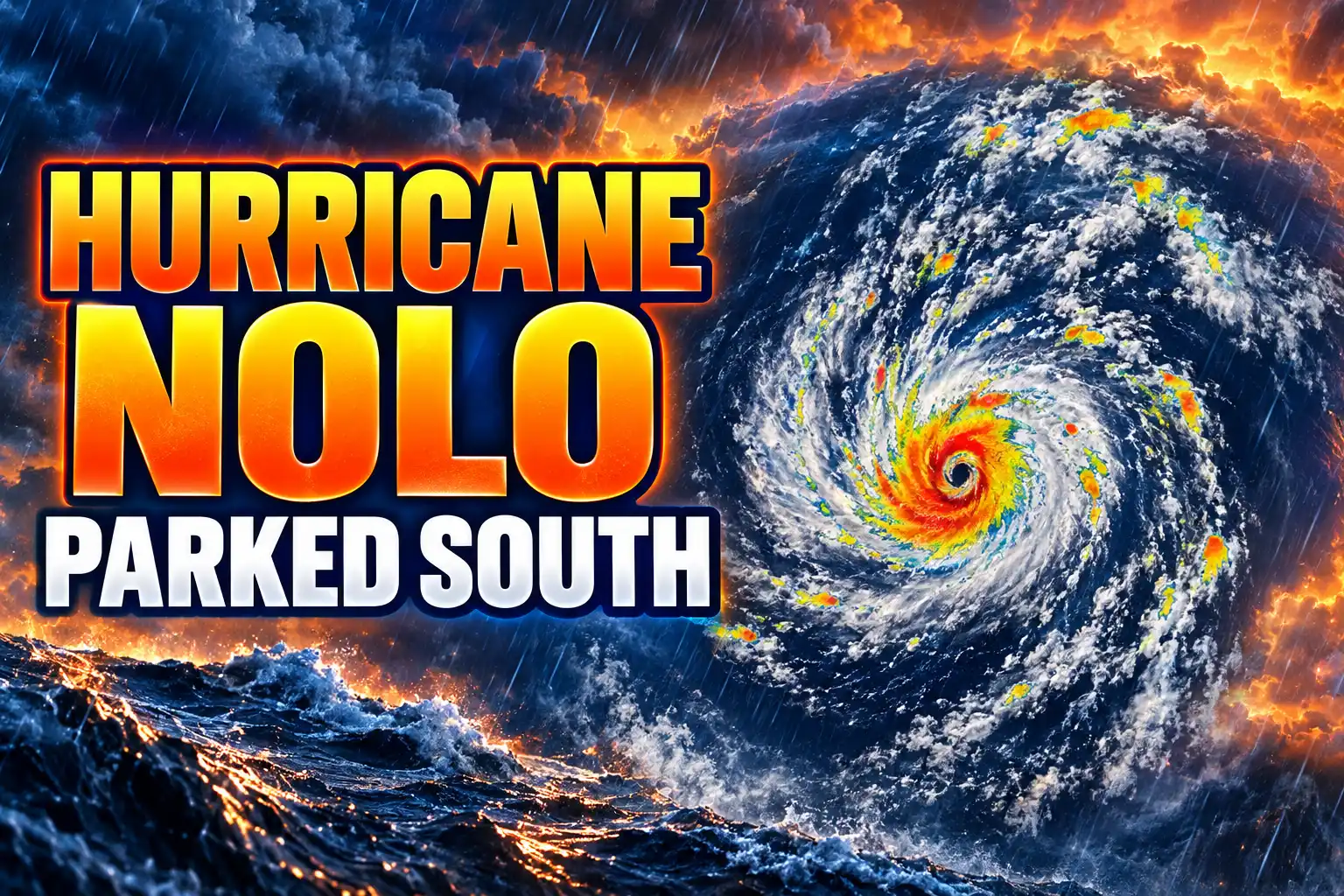 Hurricane Nolo stalls south of Hawaii Big Island