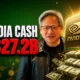 Nvidia free cash flow drop $27.2 billion Q2 FY27