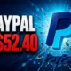 PayPal stock falls through rejected $60.50 Stripe bid