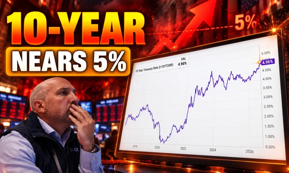 10-year Treasury yield nearing 5 percent September