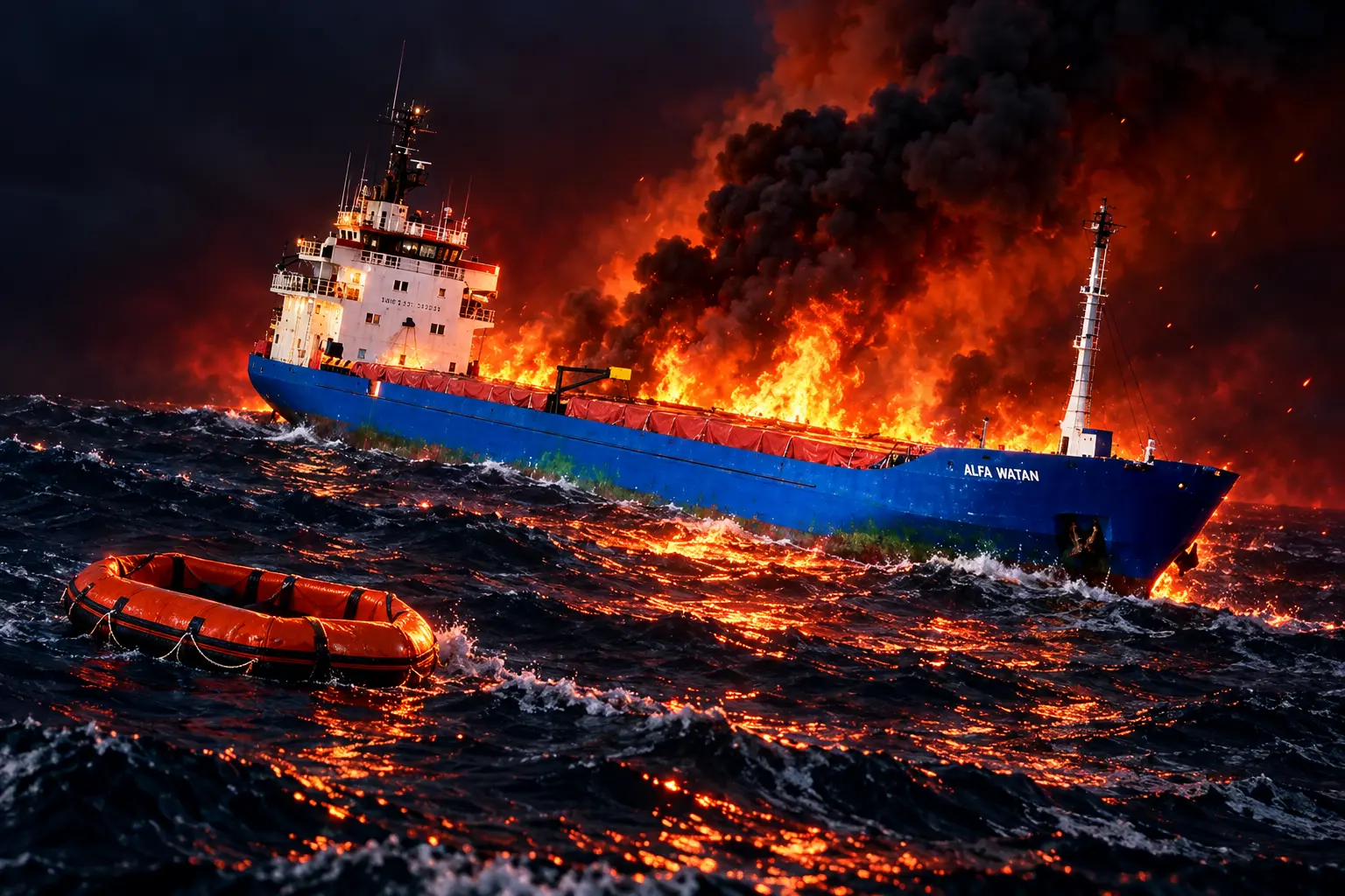Alfa Watan drone strike Bulgaria Black Sea EEZ