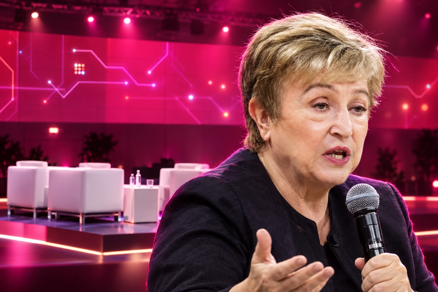 IMF Georgieva AI investment global growth 3 percent Asia