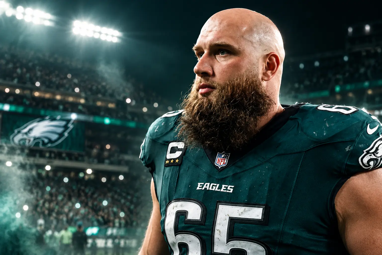 Lane Johnson Eagles retirement after 14 seasons