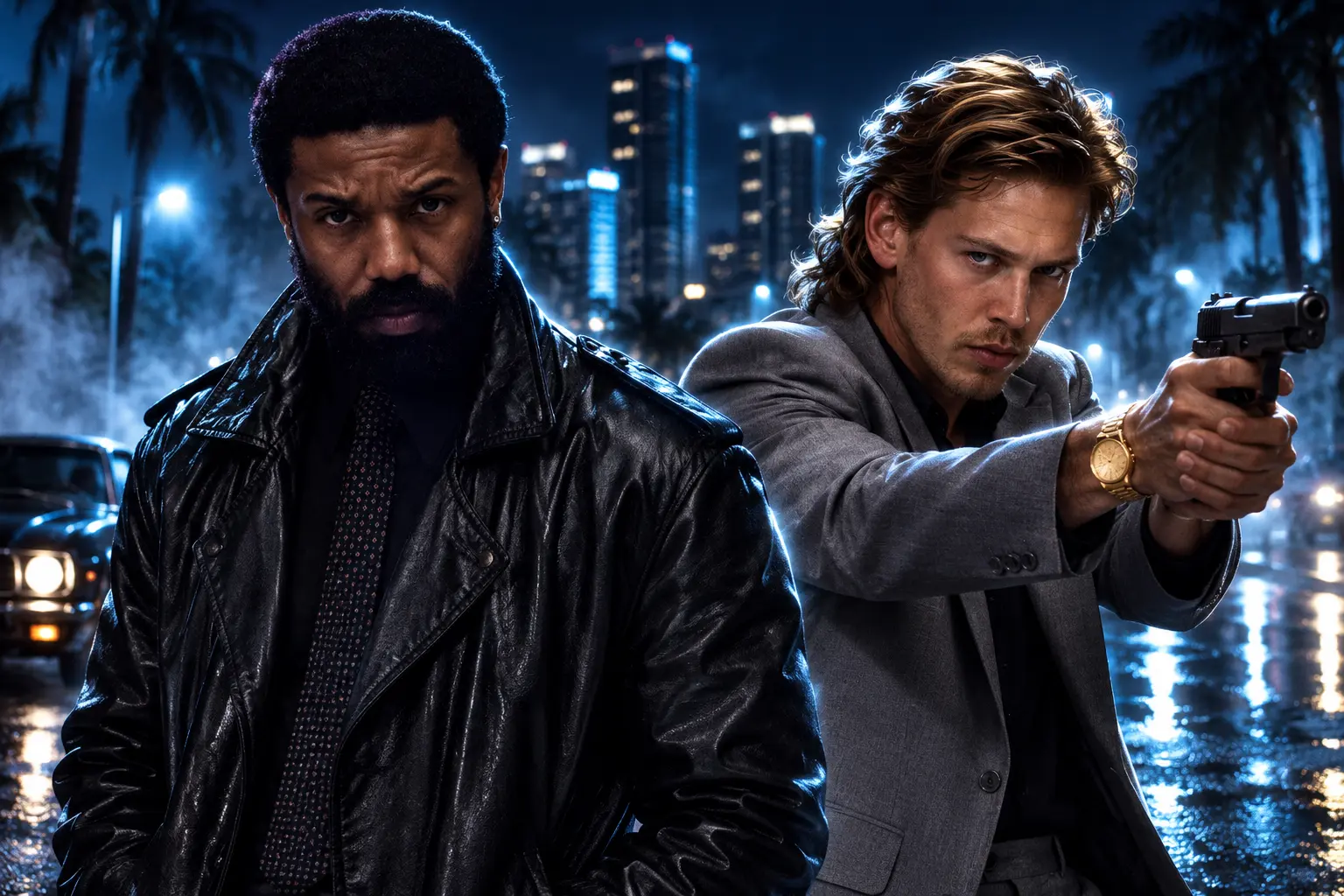 Miami Vice 85 first look Michael B Jordan Tubbs