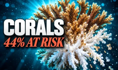 reef-building coral species IUCN Red List 44 percent threatened