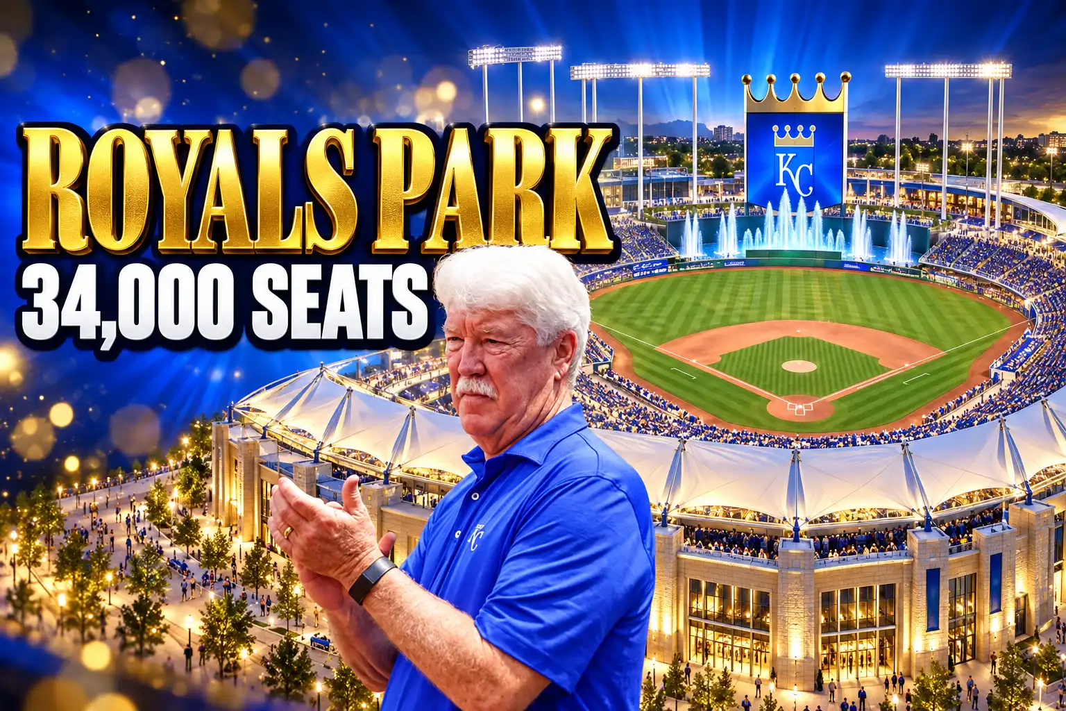Royals downtown ballpark Crown Center 34000 seat renderings