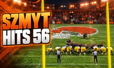 Szmyt 56-yard field goal Browns beat Steelers TNF