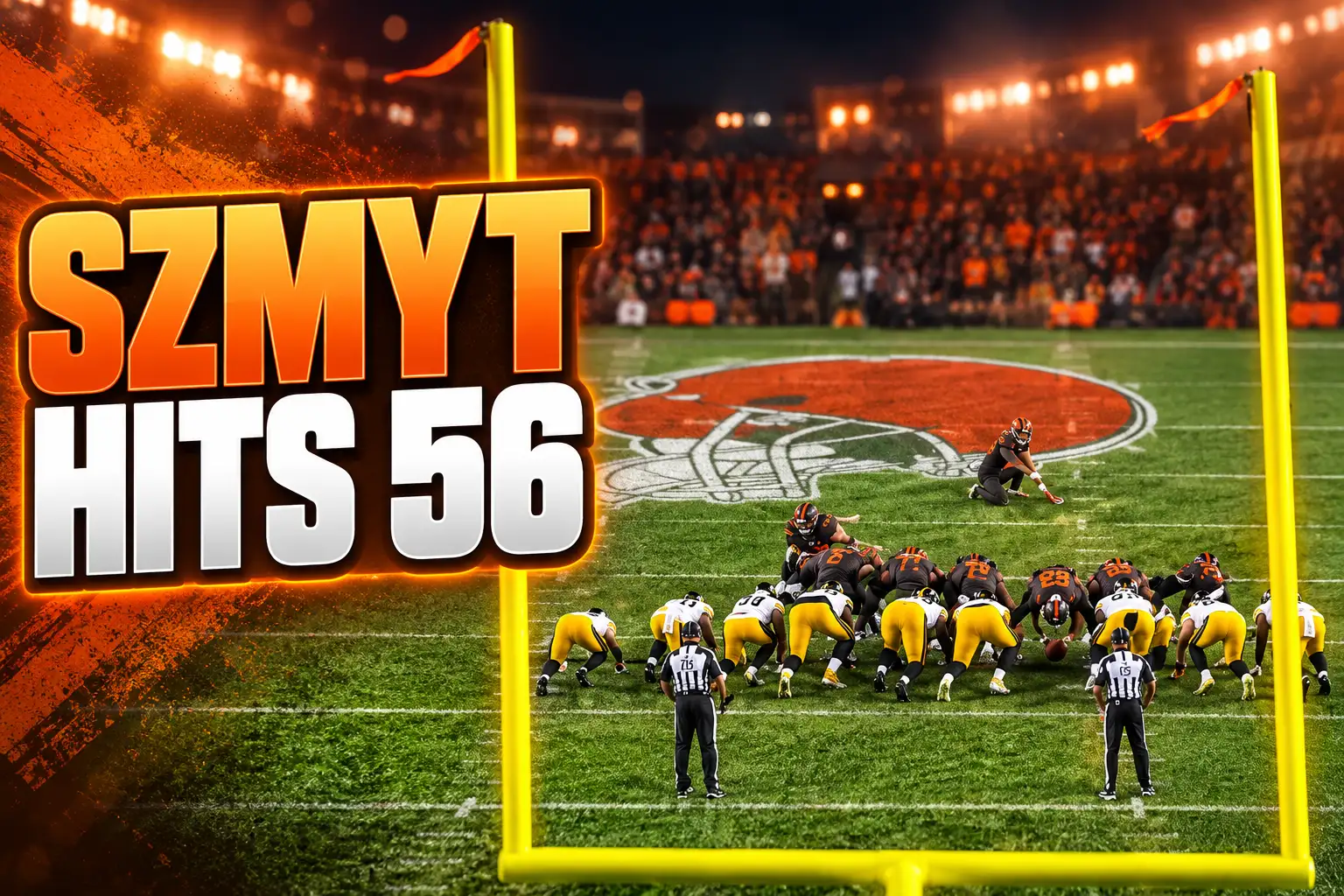 Szmyt 56-yard field goal Browns beat Steelers TNF