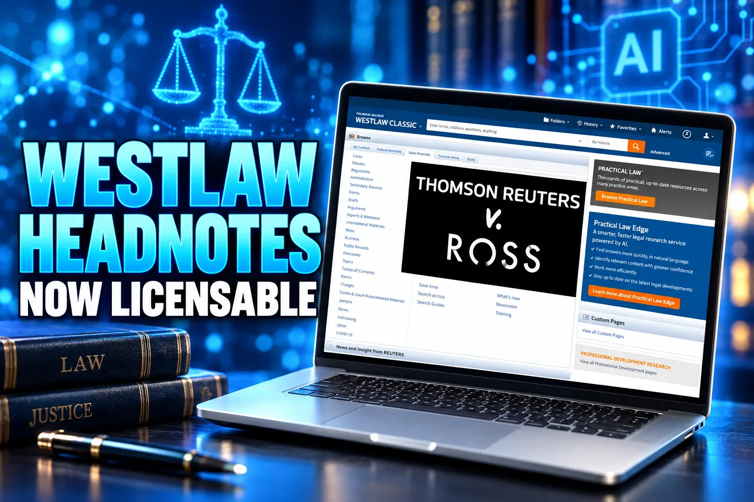 Third Circuit Westlaw headnotes AI training fair use