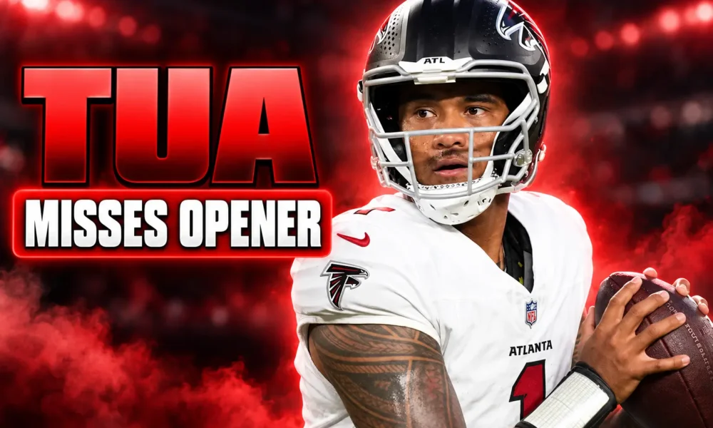 Tua Tagovailoa ruled out Falcons Steelers opener