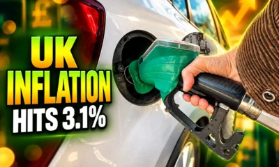 UK inflation 3.1% August petrol diesel prices