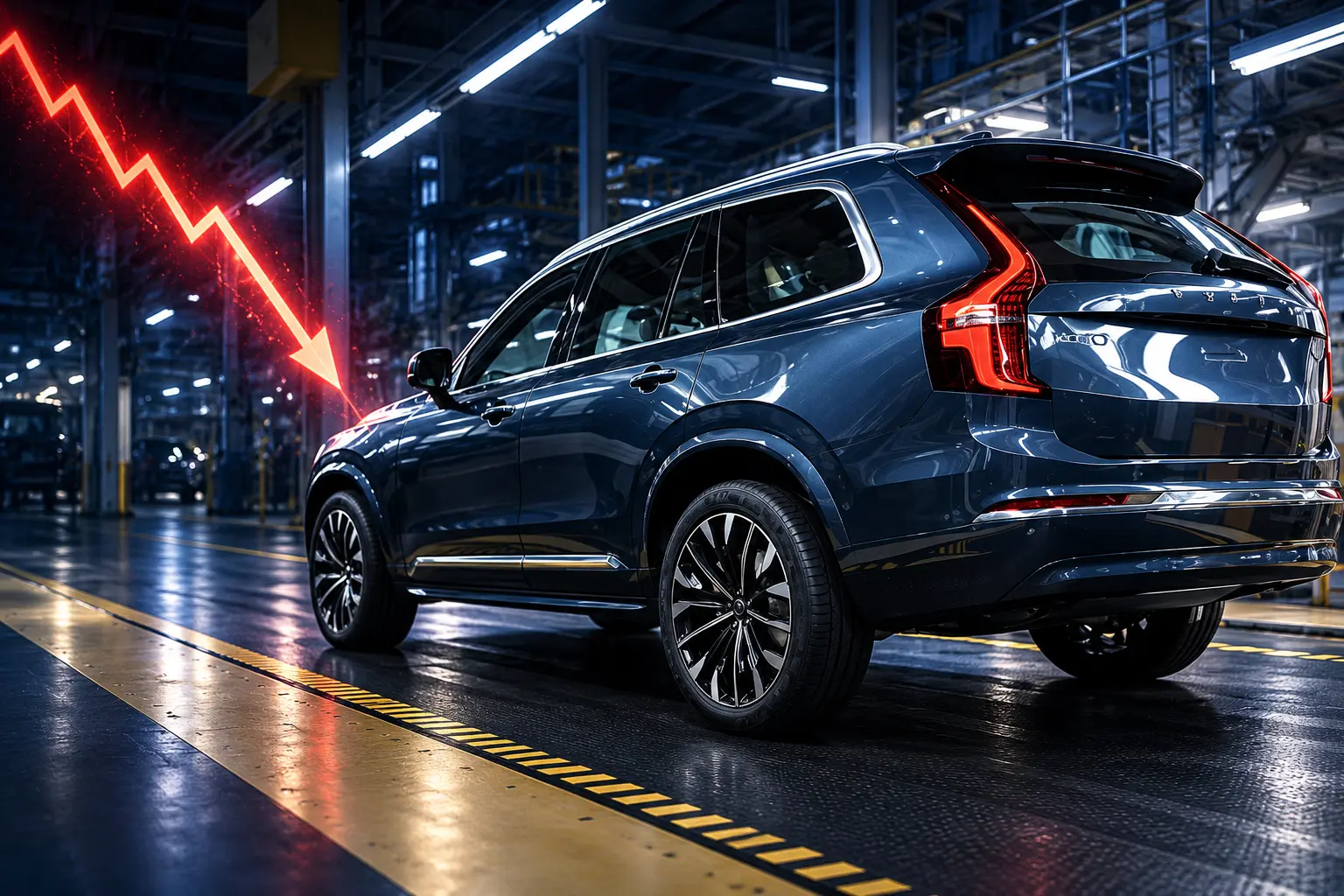Volvo Cars 2500 job cuts China sales slump