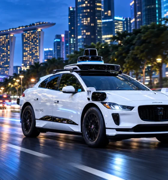 Waymo Jaguar robotaxi enters Singapore 2028